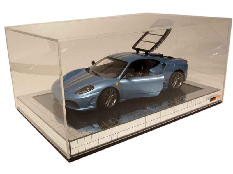 54373 Divers Boite Vitrine Titane/Insert Carbone 1/18