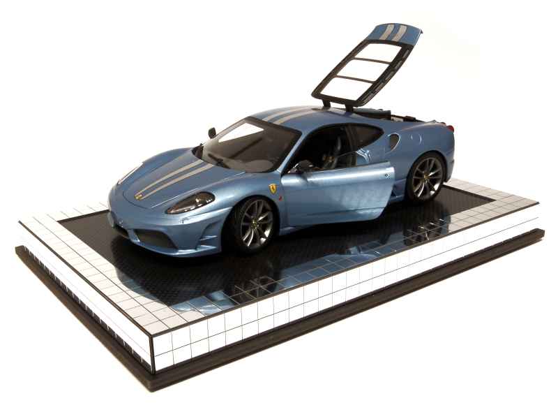 54373 Divers Boite Vitrine Titane/Insert Carbone 1/18