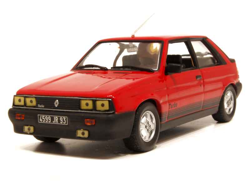 Miniature ODEON - Renault 11 Turbo 1986 - Échelle 1/43 - Noire - ODE153 - Neuve