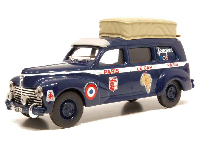 54755 Peugeot 203 Break Raid Paris Le Cap 1951