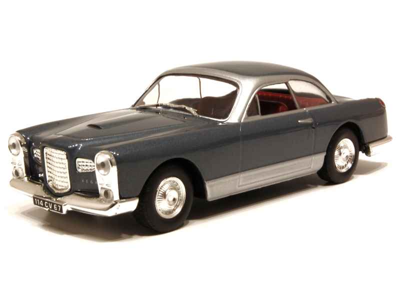 Voiture Miniature Facel Vega FV 1955 - échelle 1/43, Couleur Gris Bleuté, Norev, Neuve En Boîte