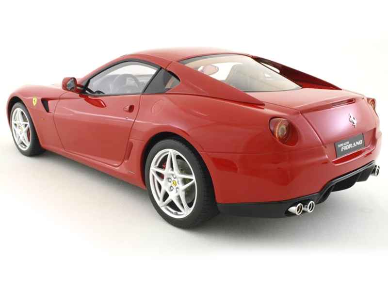Ferrari 599 GTB Fiorano 2006 Rosso Corsa Cuoio intérieur 1/18 BBR1871A1