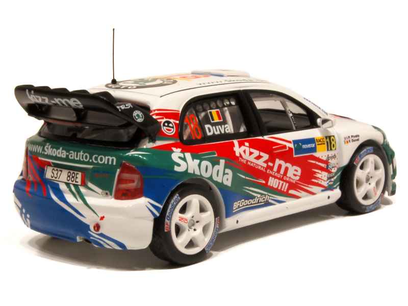 Décalcomanies 1/18 Skoda Fabia Rally Catalunya 2022 - Pilote Keferböck - Réf 2624