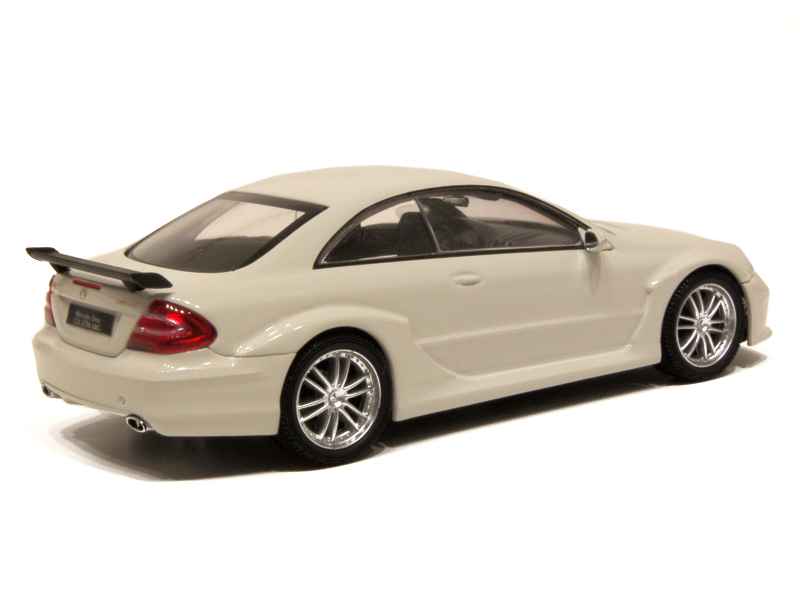Miniature Kyosho Mercedes CLK DTM AMG 1/18 - Blanche (08461W, état Neuf)
