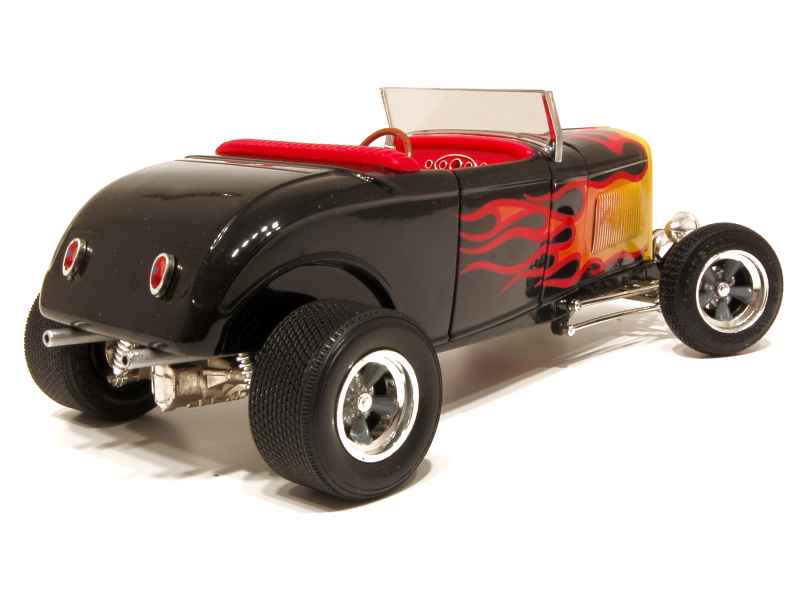 Miniature Ford 1932 Street Rod 1/18 Par ERTL - American Muscle 7850, Vert, Custom, Rare