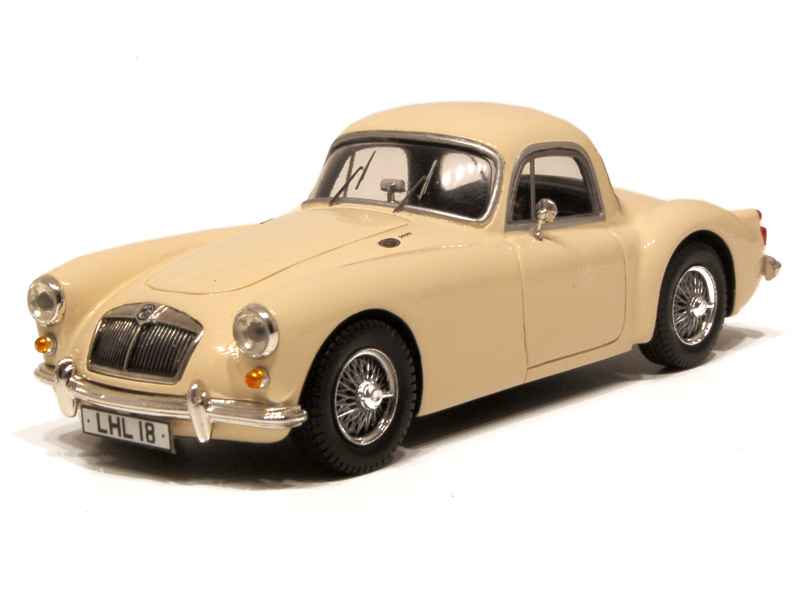 TEKNO 824 Scale 1/43 | MG A 1600 COUPE 1955 LIGHT BLUE