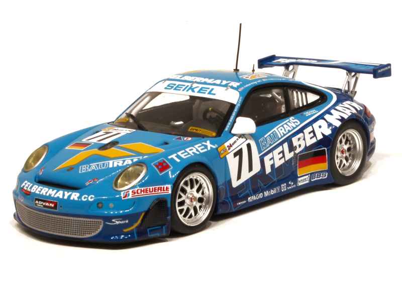 Porsche 997 GT3 RSR Flying Lizard Motorsport, No.81, Le Mans 2011 Darren Law - Seth Neiman - Spencer Pumpelly - die cast - modèle de collection - Spark 18S053