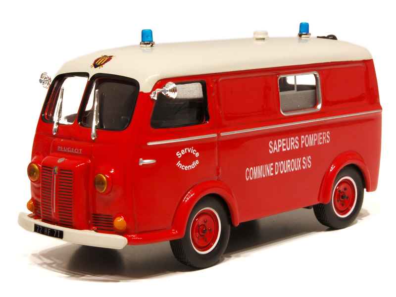 PEUGEOT D3A AMBULANCE Pompier Corgi Ex70627 1/50 No Norev Solido Ixo