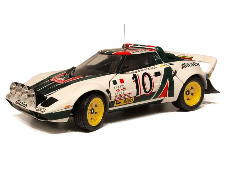 KYOSHO LANCIA STRATOS HF #10 Munari Winner Rally Monte Carlo 1976 1/18 KYOSHO LANCIA STRATOS HF #10 Munari Winner Rally Monte Carlo 1976 1/18