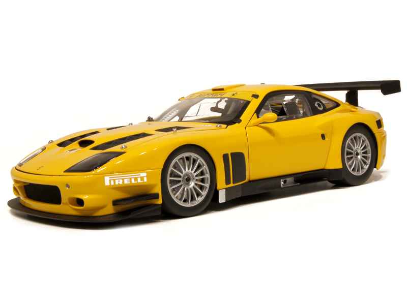 FERRARI 575 GTC EVOLUZIONE 2005 noir mat au 1/18 KYOSHO 08392A voiture