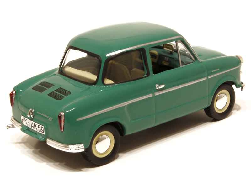 Solido 1/43 – NSU Prinz IV Gris Métal, Intérieur Brun – Miniature Ancienne En Boîte