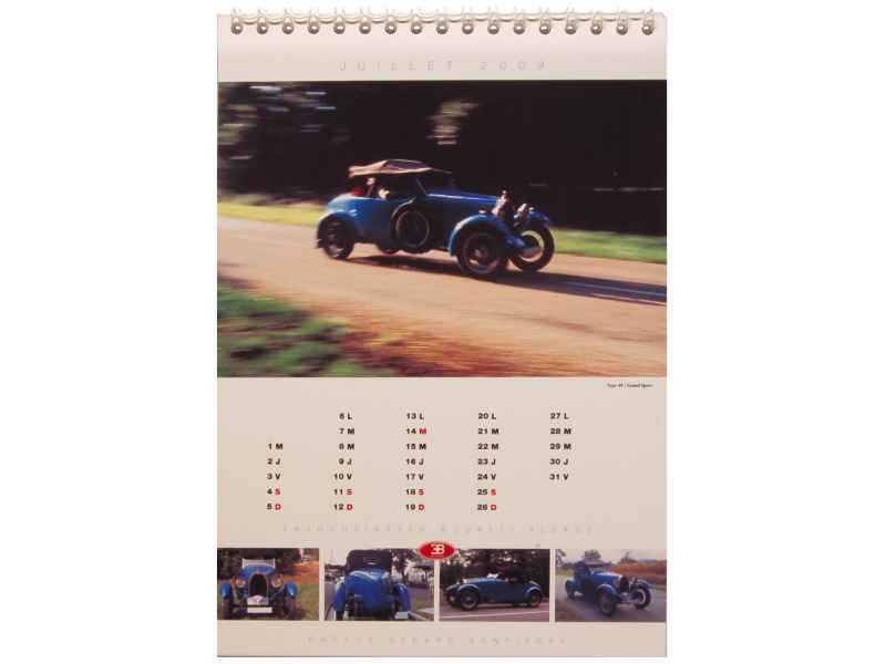 57751 Bugatti Calendrier 2009