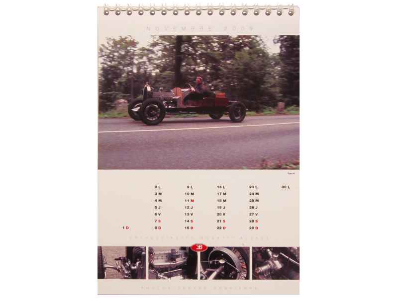 57751 Bugatti Calendrier 2009