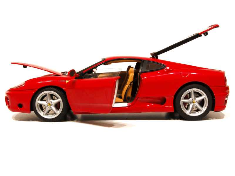 Ferrari 360 Modena 1999 Burago 1/18 - Argent Métallisé - Miniature Collection