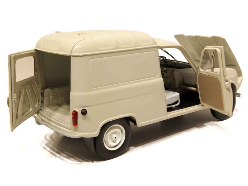 Renault 4L Fourgonnette 1/18 Norev 185190 - Miniature Gris Métal - Collection