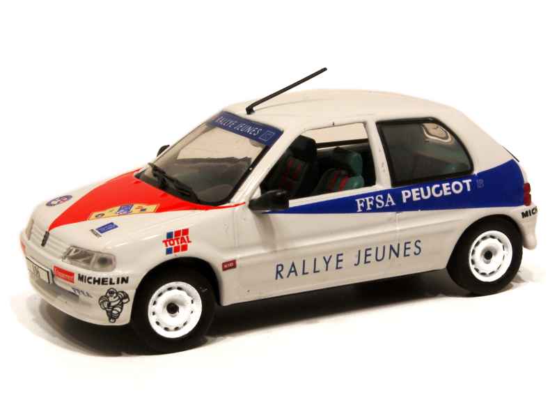 Decals  additif correctif Peugeot 106 Loeb Rallye Jeunes 1996 1/43e  