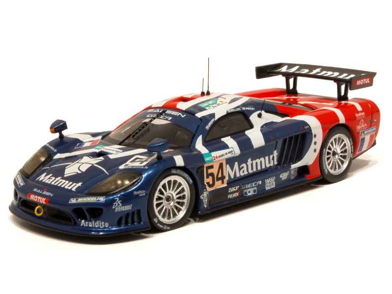 Décalcomanies Saleen S7R Le Mans 2006 – Échelle 1:32, 1:43, 1:24, 1:18