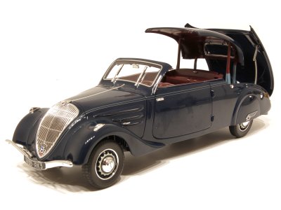 NOREV 1/18 Peugeot 402 Eclipse – Métal Beige – Miniature Collection – AS541