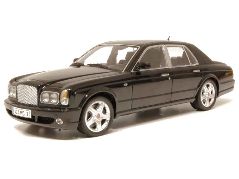 Miniature Bentley Arnage R 2002 – Minichamps 1/18, Noire, Très Bon état