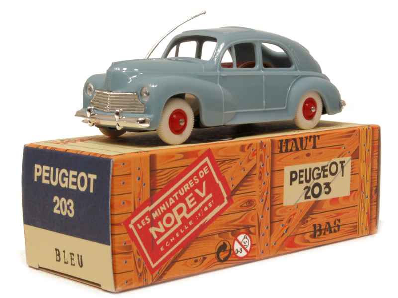 Miniature 1/43 Peugeot 203 Berline 1960 IXO - Neuf En Boîte (Boîte Peut Avoir Des Rayures)
