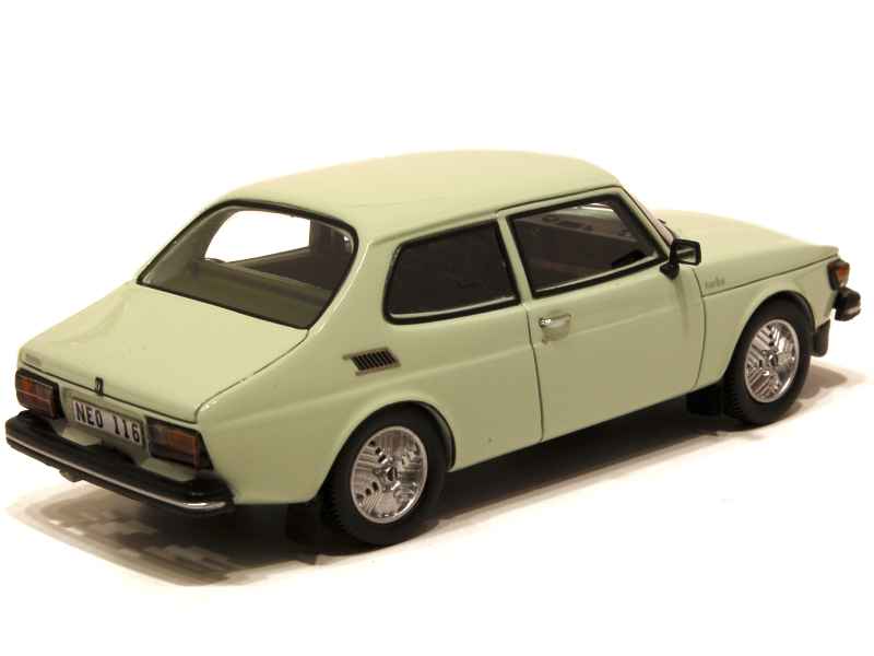Miniature Polistil 1/43 - Saab 99 Marron Métal, Très Bon état Avec Boîte