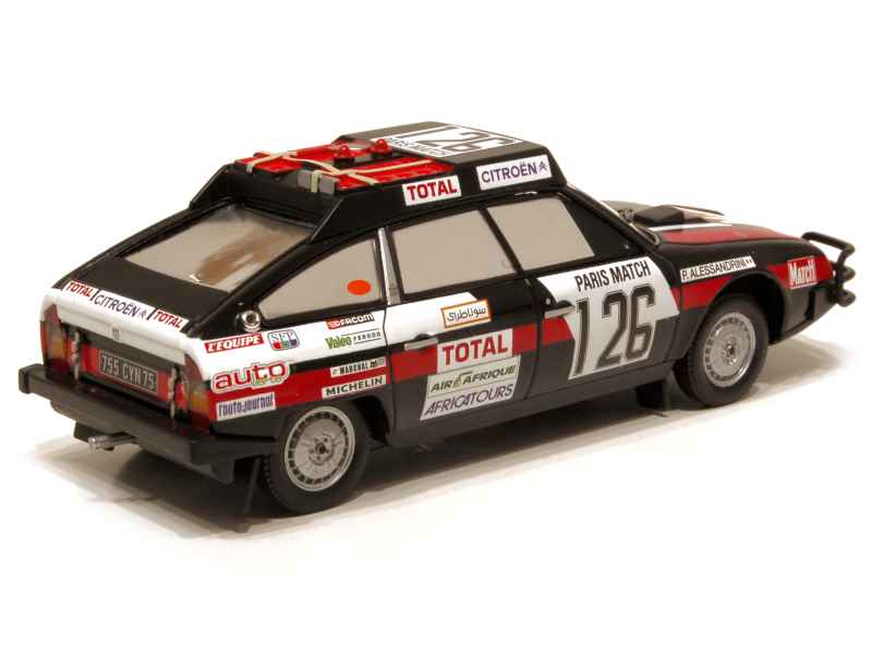 Modèle Altaya N°58 J.lckx Miniature Citroën CX 2400 GTI Rallye 1981