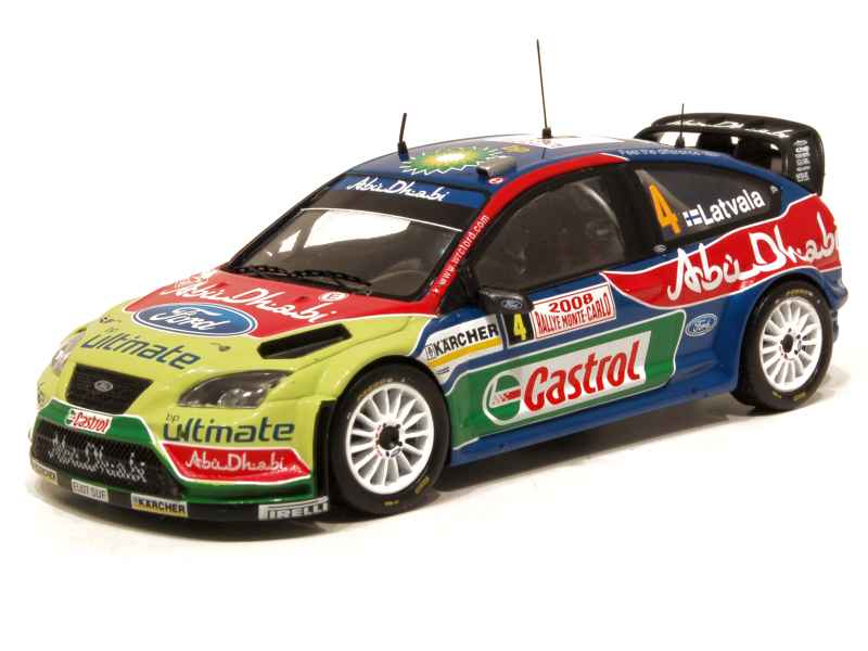 Ford Focus RS WRC Rallye de Monte Carlo 2008 M. Hirvonen et J. Lehtinen Ford Focus RS WRC Rallye de Monte Carlo 2008 M. Hirvonen et J. Lehtinen