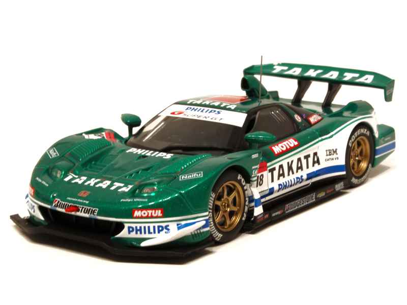 EBBRO 1:43 TAKATA DOME NSX グリーン EBBRO 43918 1:43 TAKATA DOME HONDA NSX 2007 SUPER GT 500 #18