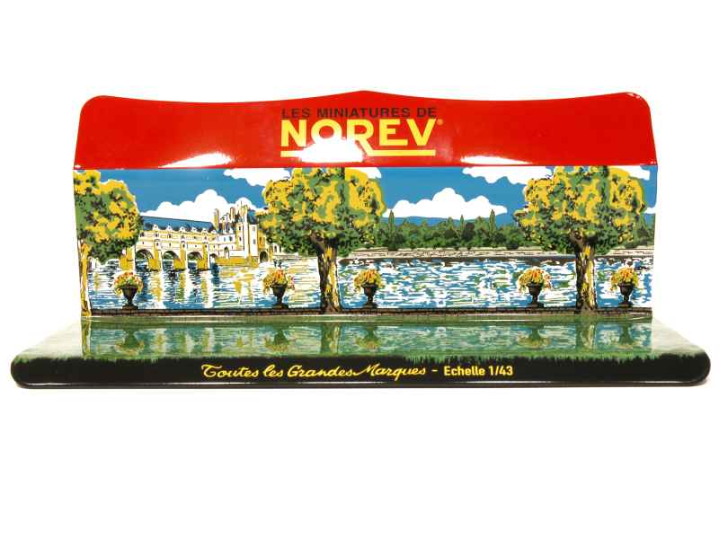 Présentoir Pour Miniatures Norev échelle 1/43 - Thème Normandie - En Métal Multicolore - Occasion Bon état