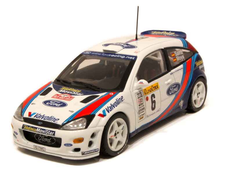 Décalcomanies Studio 27 1/24 Pour Ford Focus RS Allemande - Monte-Carlo 2002 - Compatible Tamiya 4275