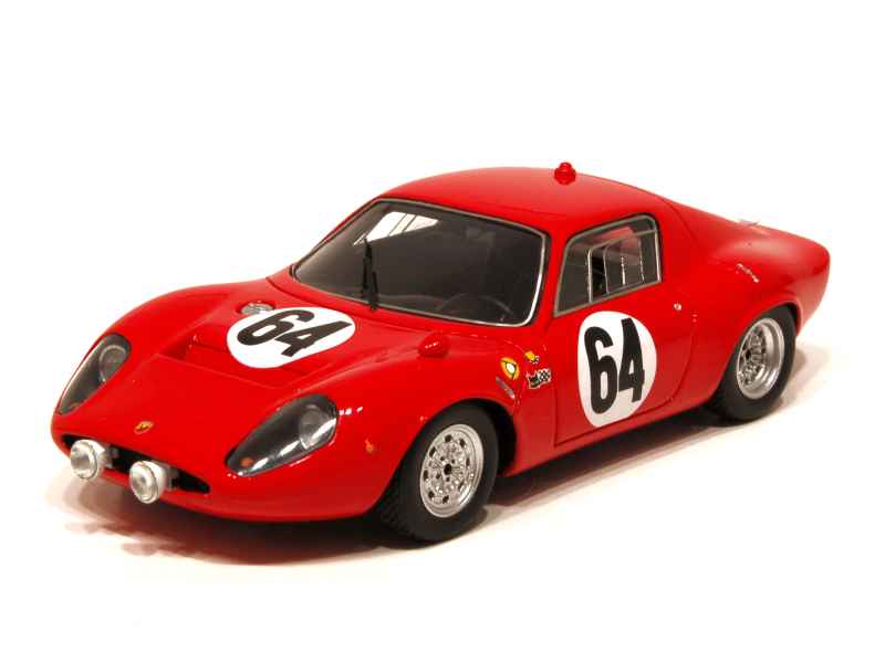 Fiat Abarth OT 1300 1965 Spark 1/43 Rouge – Miniature Résine MINIMAX