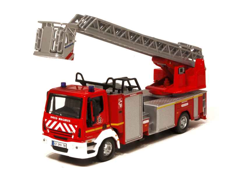 Iveco - 150E28 Magirus Pompiers - Burago - 1/50 - Autos Miniatures