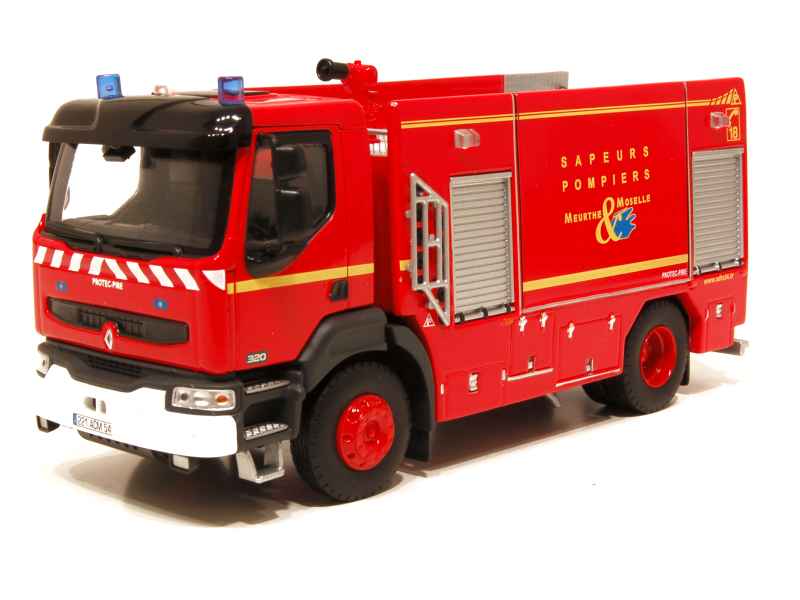 Ixo Code 3 SB 1/43 - Scania P320 DB4x2 Nacelle Pompiers