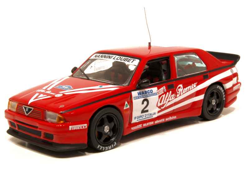 Alfa Romeo 75 Turbo Rallye 1986 – Loubet – Provence Moulage 1/43 Résine
