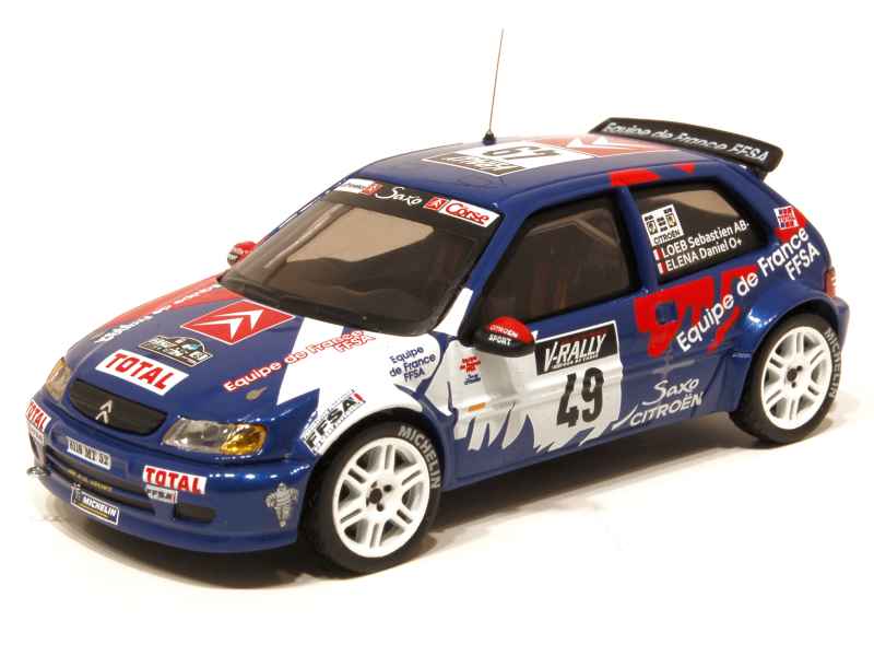 1999 CITROEN SAXO CAR LOEB TOUR DE CORSE KIT + 1/43 SCALE