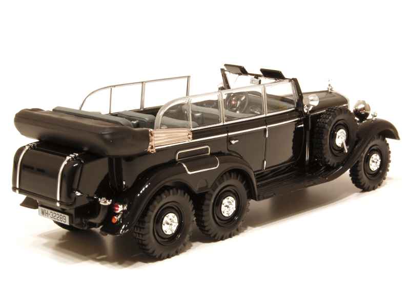 Miniature Mercedes G4 1938 – IXO / Minichamps 1/43, Grise, Neuve En Boîte