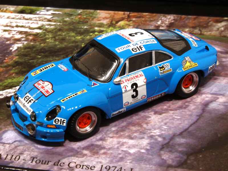 Décalcomanies Renault Alpine A110 Macadam Tour De Corse 1/43 – Modélisme Auto