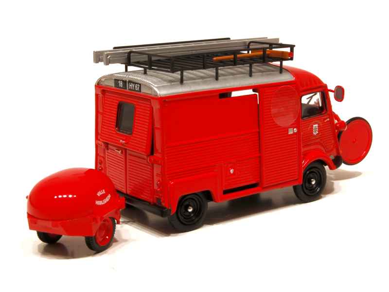 61569 Citroën HY Fourgon Motopompe Pompiers