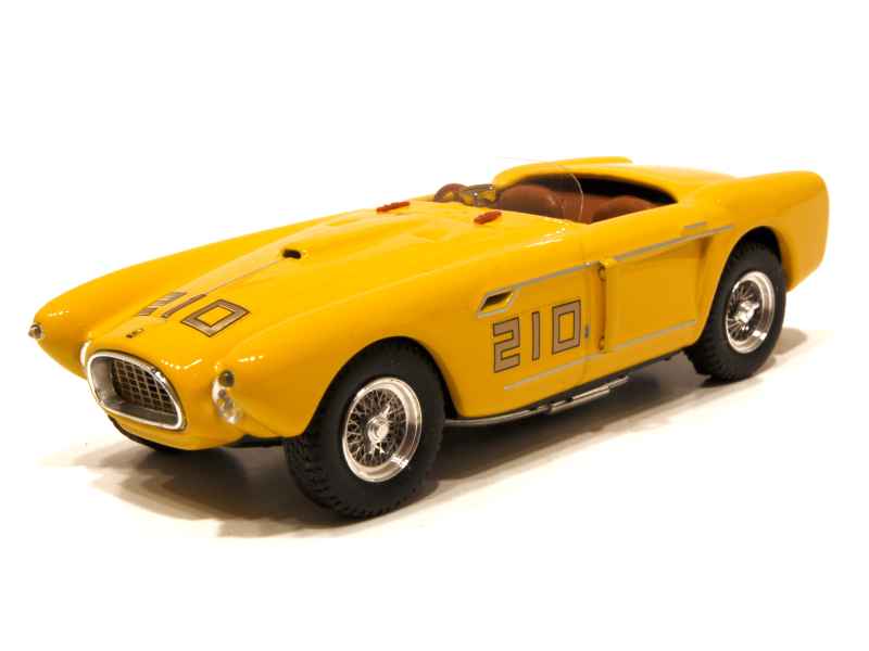 Ferrari 340 Mexico Spider 1955 1/18 Tecnomodel - #20 Watkins Glen, Résine Jaune
