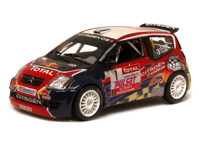 CITROEN C2 S1600 RALLY DU VAR 2008 LOEB 1:43 ALTAYA IXO - BCN STOCK CARS