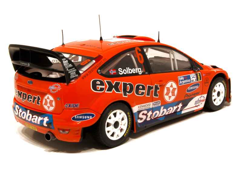 Sunstar 1/18 – Ford Focus WRC 2007 N°11 – Rallye Argentine (Neuf, Boite)