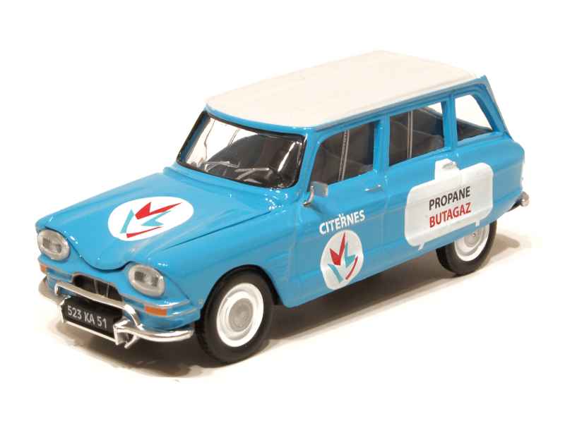 Miniature Automany 1/43 – Citroën AMI 6 Break Tôlé – Occasion Sans Boîte