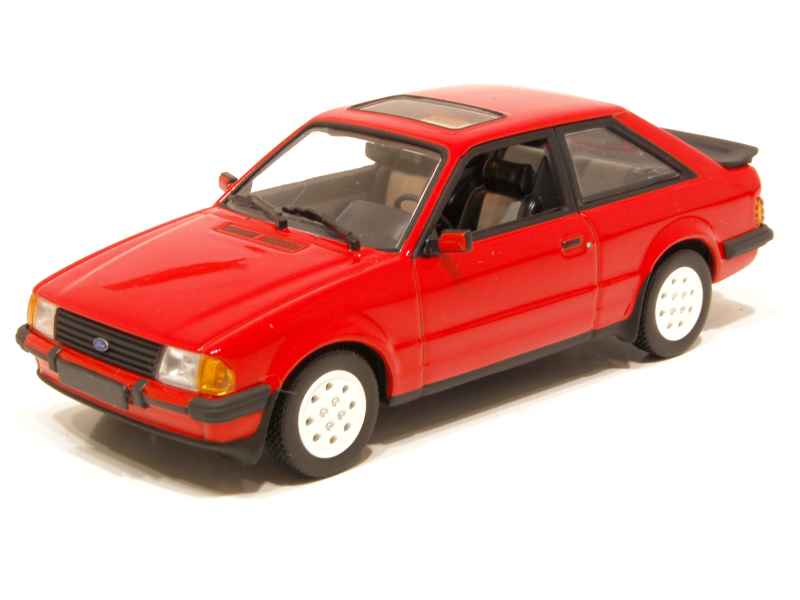Minichamps Ford Escort Xr3i Red Ford - Escort MKIII XR3i 1982 - Minichamps - 1/43 - Autos Miniatures Tacot