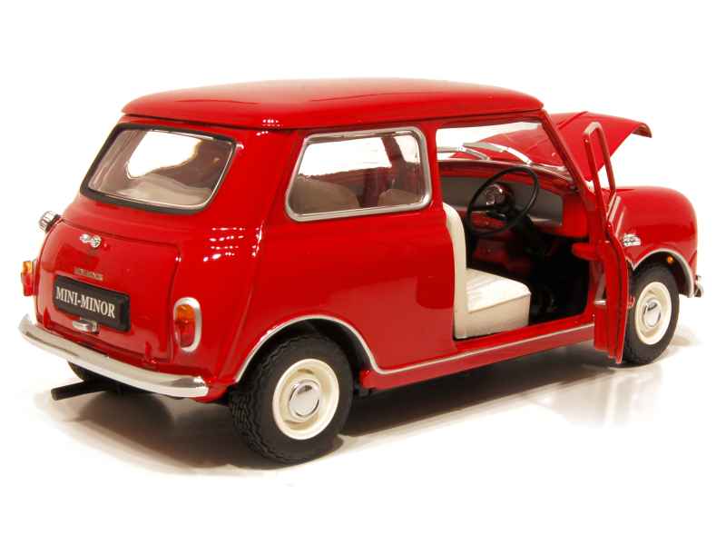 Kyosho KS08964R Morris Mini Mirror Cherry Rouge 1/18