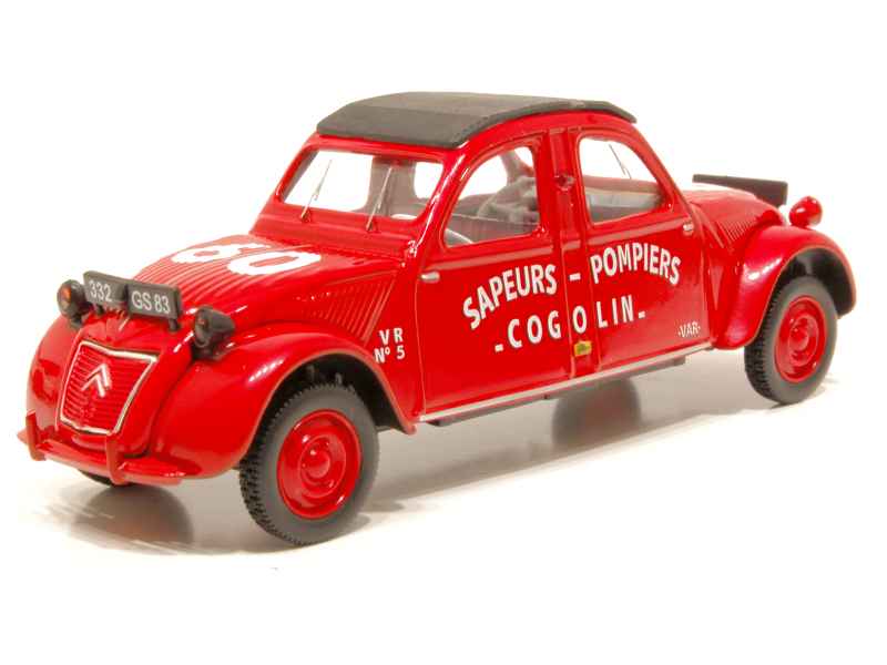 62817 Citro&euml;n 2CV Bic&eacute;phale Pompiers 1961