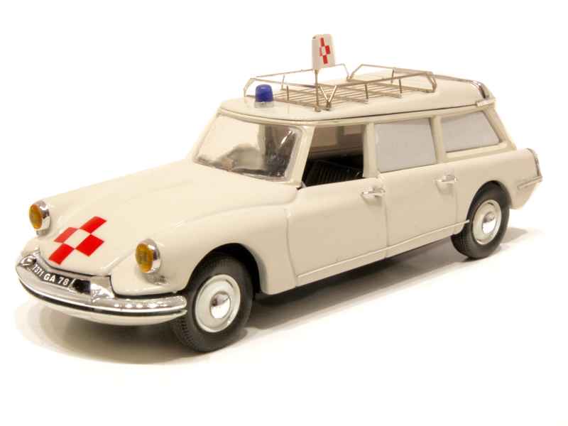 Voiture Citroën ID 19 break ambulance municipale - 1963 - RIO SL070 - 1/43