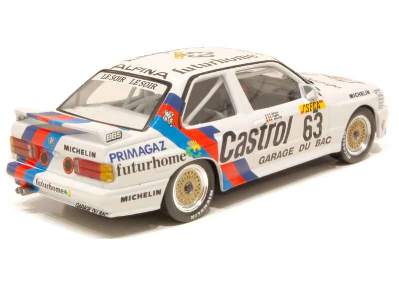 Voiture Miniature BMW E30 M3 N°74 - 24H Spa 1988 - échelle 1/43 - SPARK - Neuve