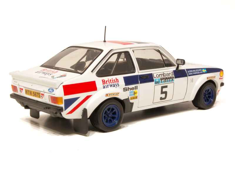 Miniature Ford Escort MKII RHD – Trofeu 1/43, RAC Rally 1977, N°75 Jackson-Howard, Neuve