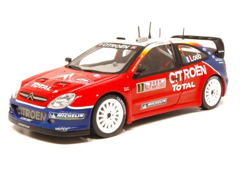 Citroën Xsara WRC Norev 1/43 - Loeb Rallye Monte Carlo 2005 - Réf 154302
