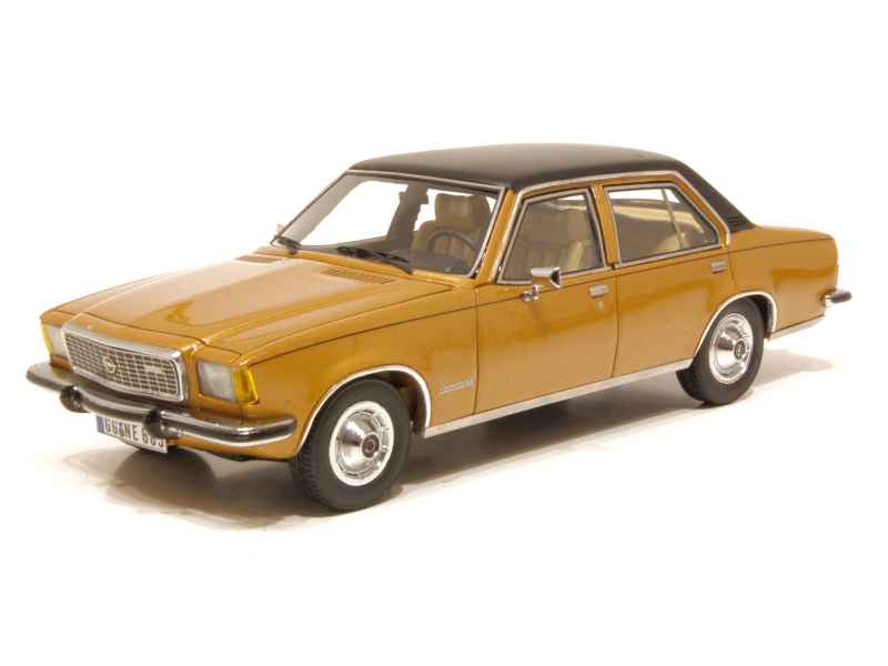 Miniature Opel Commodore B Jaune/noir – 1/43 – NEO – Neuve